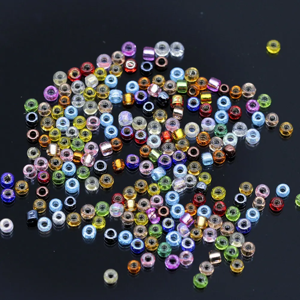 

1Set Colorful Glass Seed Beads Assortment Kit for Jewelry Making DIY Craft Projects Bracelet Necklace Earrings Stringing