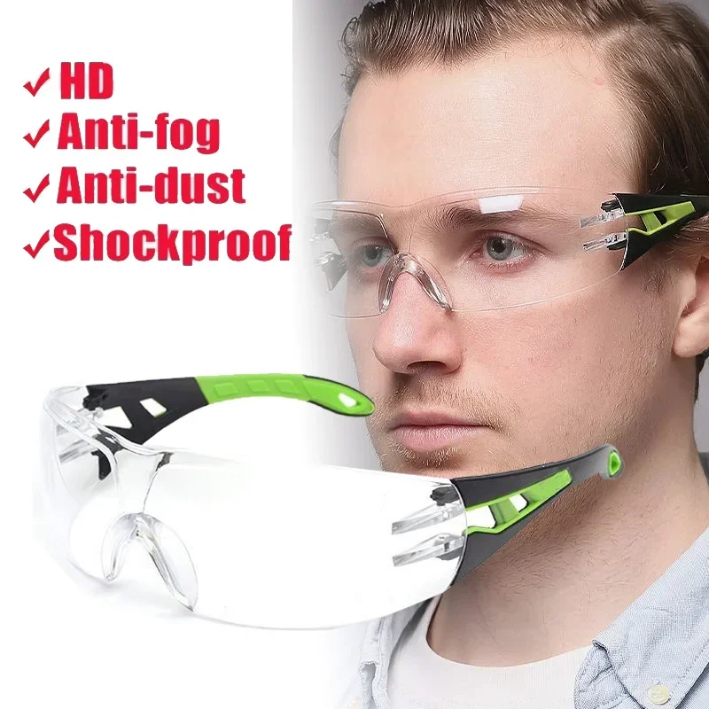 Transparent Blinds Goggles Anti-spitting Dust-proof Sand-proof Glasses Men Women Riding Outdoor Sports Cycling Protective Goggle