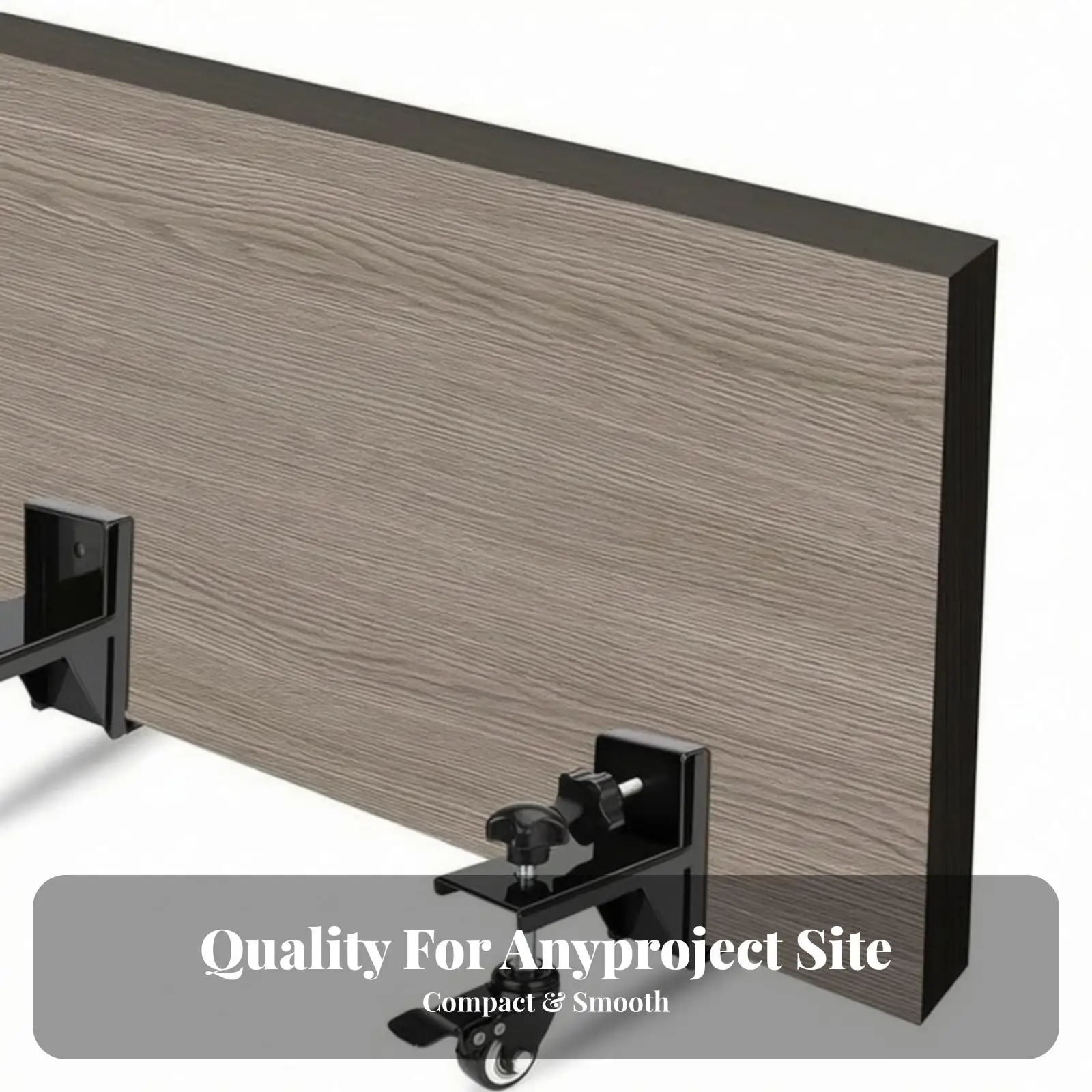 Versatile Door Panel Transport Cart with Adjustable Clamp for Easy Repositioning of Heavy Metal Door Panels