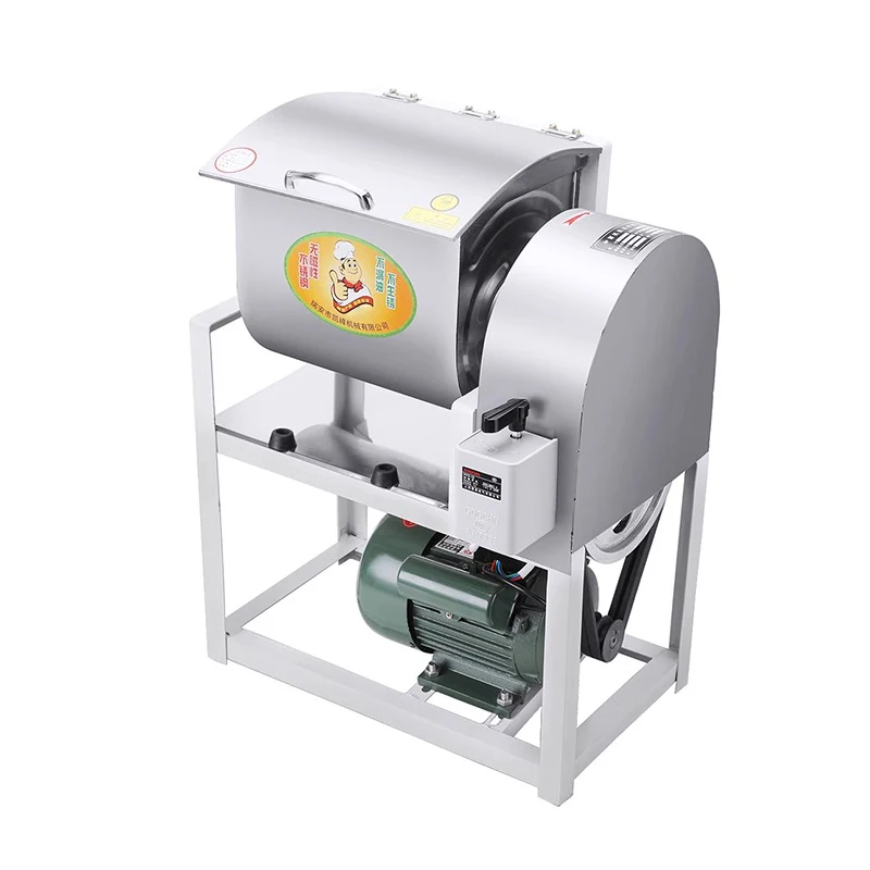 Máquina mezcladora de masa de gran capacidad de 2200W, amasadora de 25kg, Mezclador de alimentos comerciales mezclados, agitador de harina de acero inoxidable para hacer Pizza