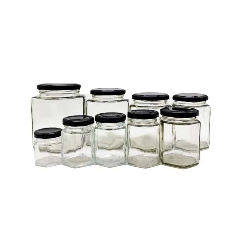 Six arrises honey jar can bird's nest food storage sealed jar of jam ginger massecuite bottle manually