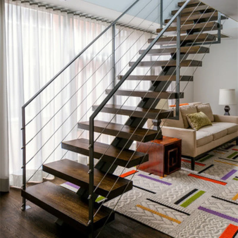 custom.Prima Standard Staircase Modern Interior Staircase With Wooden Steps Indoor Stairs
