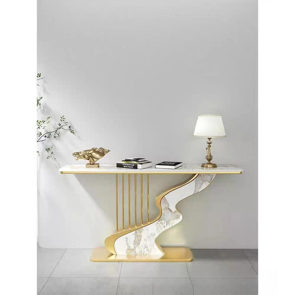 Modern simple slate entrance table entrance hallway wall ornament shelf