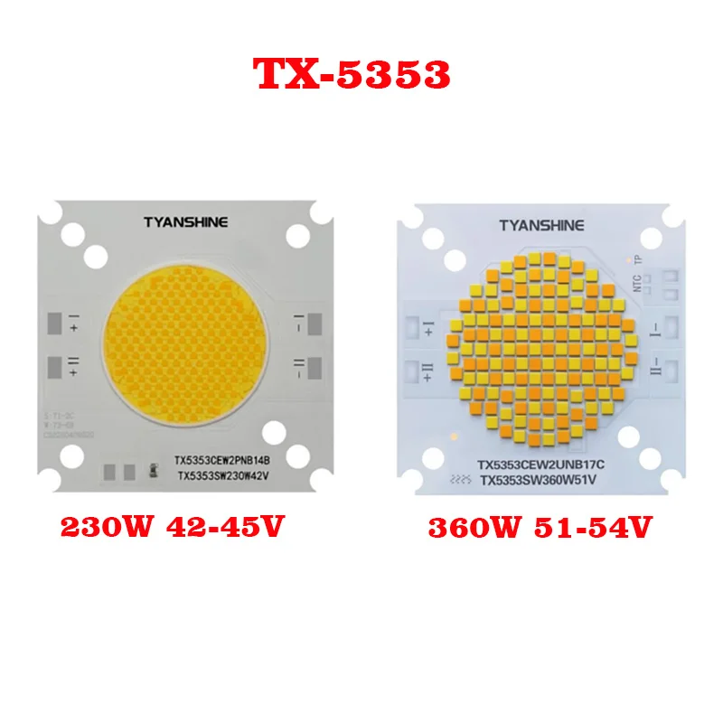 tyanshine-5353sw-warm-white-cold-white-led-230w-360w-video-light-source-led-bead-cob-for-portable-camera-light