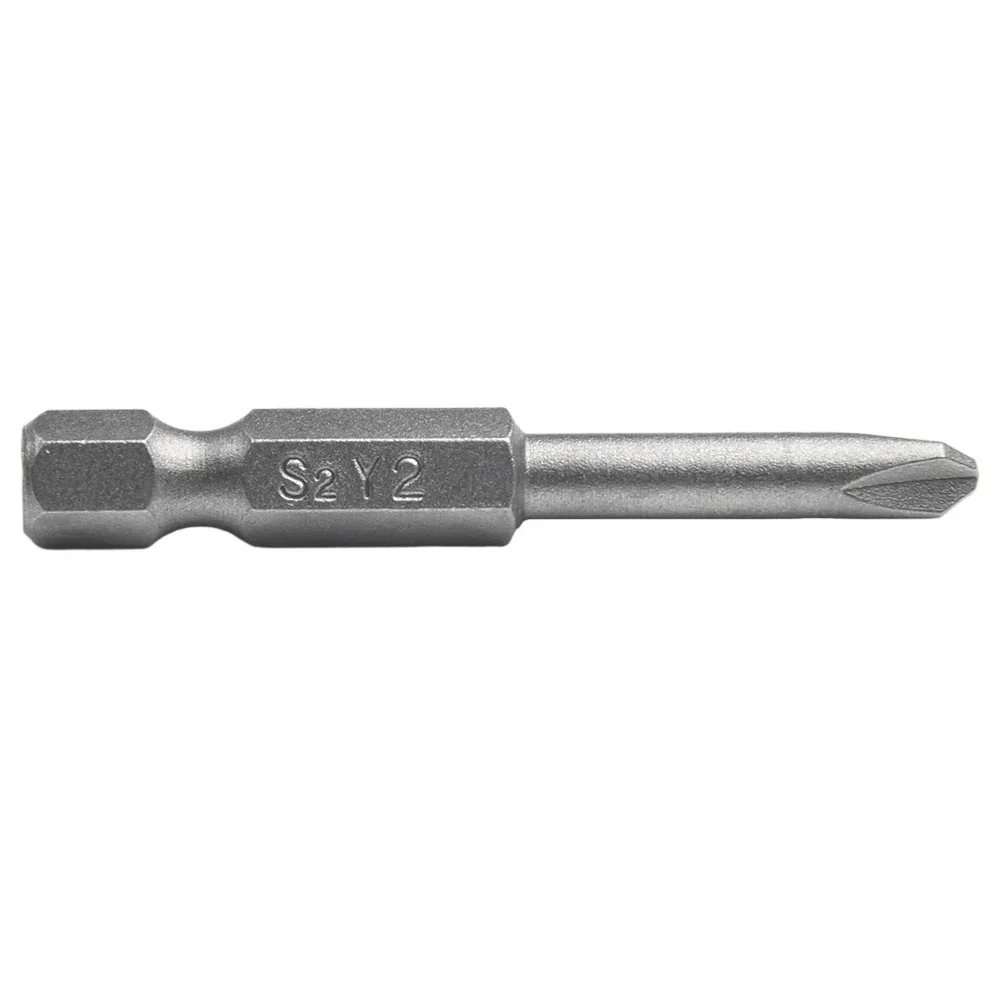 4 buah 50mm Y1 Y2 kepala batang obeng segi enam magnetik tri-wing obeng Bar Bits untuk bor obeng listrik Manual alat listrik