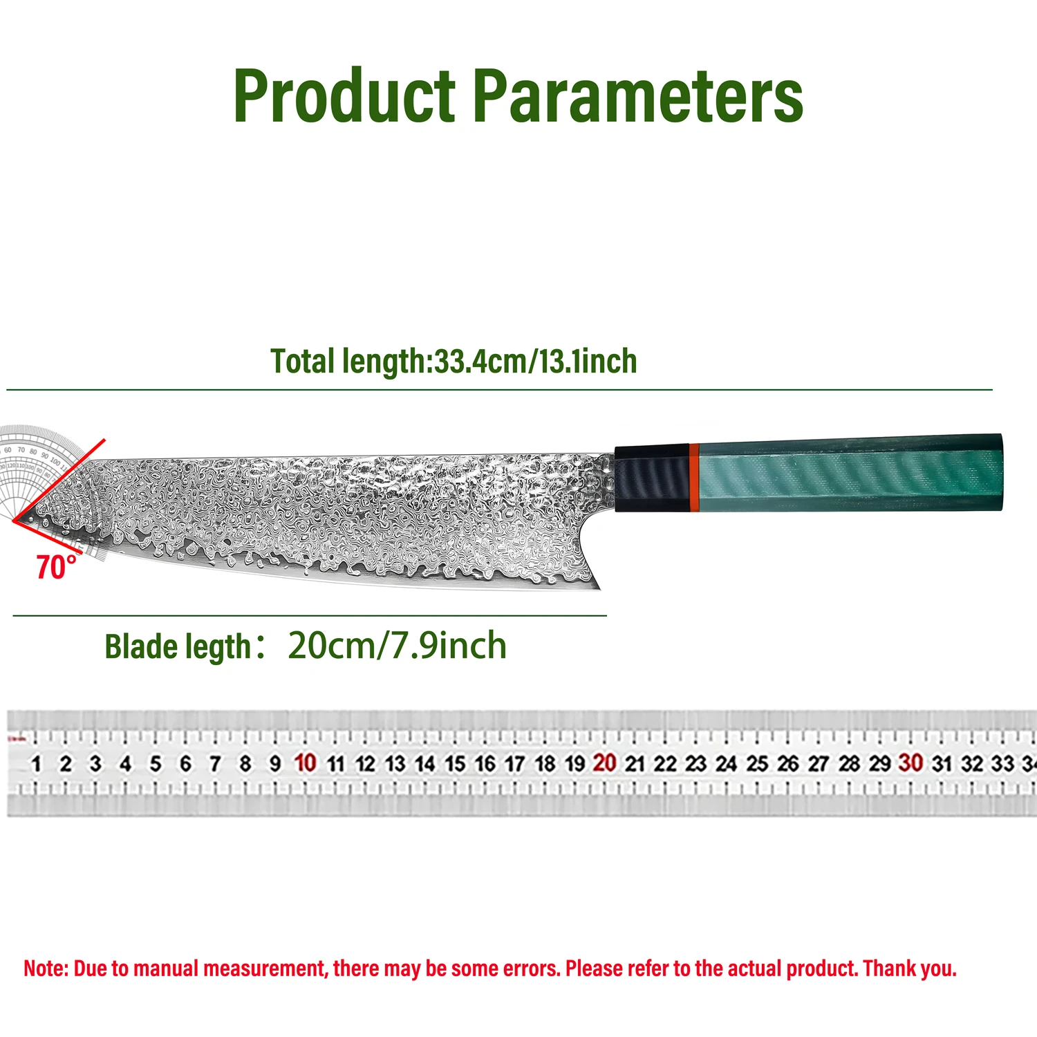 Professional Kiritsuke Knife 67 Layers Damascus Steel Chef Restaurant Knife Slicing Beef Vegetable Cooking Knife Kitchen Stuff