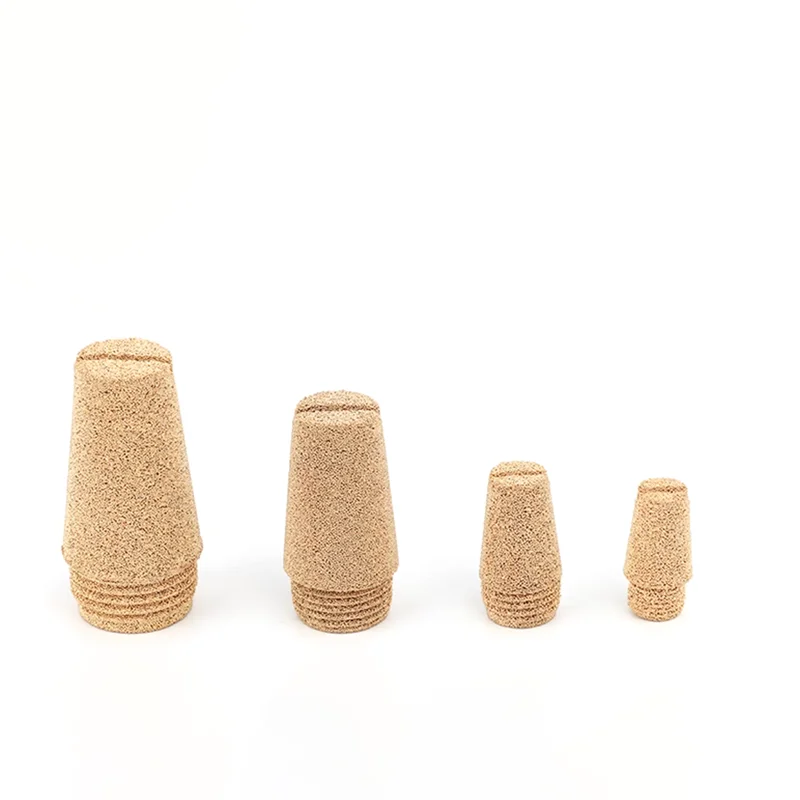 BSLD Pneumatic Sintered Bronze Muffler All Copper One Word PSD Electromagnetic Valve Muffler for Air Tools
