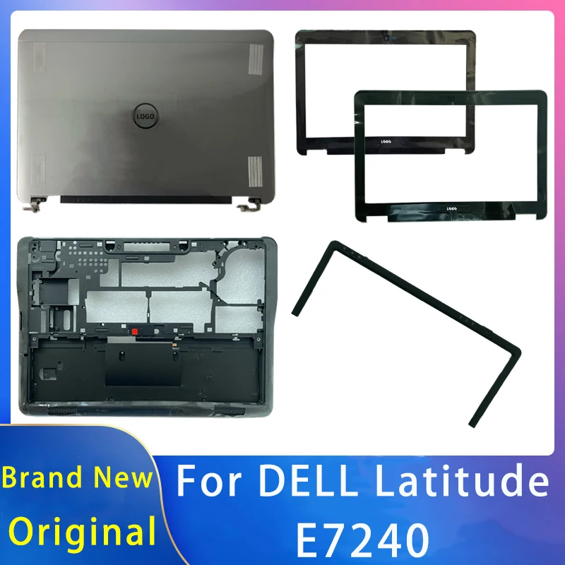 

New For Dell Latitude E7240 Shell Replacemen Laptop Accessories Lcd Back Cover/Front Bezel/Bottom/Keyboard Border Black