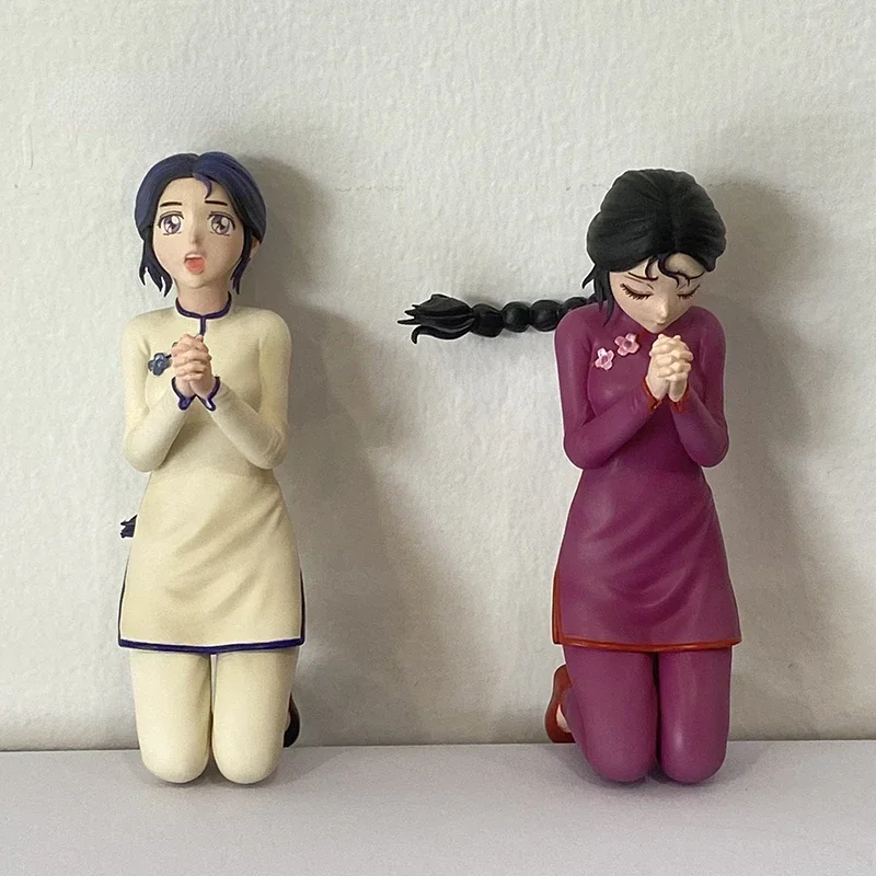 

In Stock EF Model Saint Seiya Myth Cloth Syunrei/Chunli Shiryu Girlfriend 2 Heads 10cm/4inch Resin Figure Decoration Statue