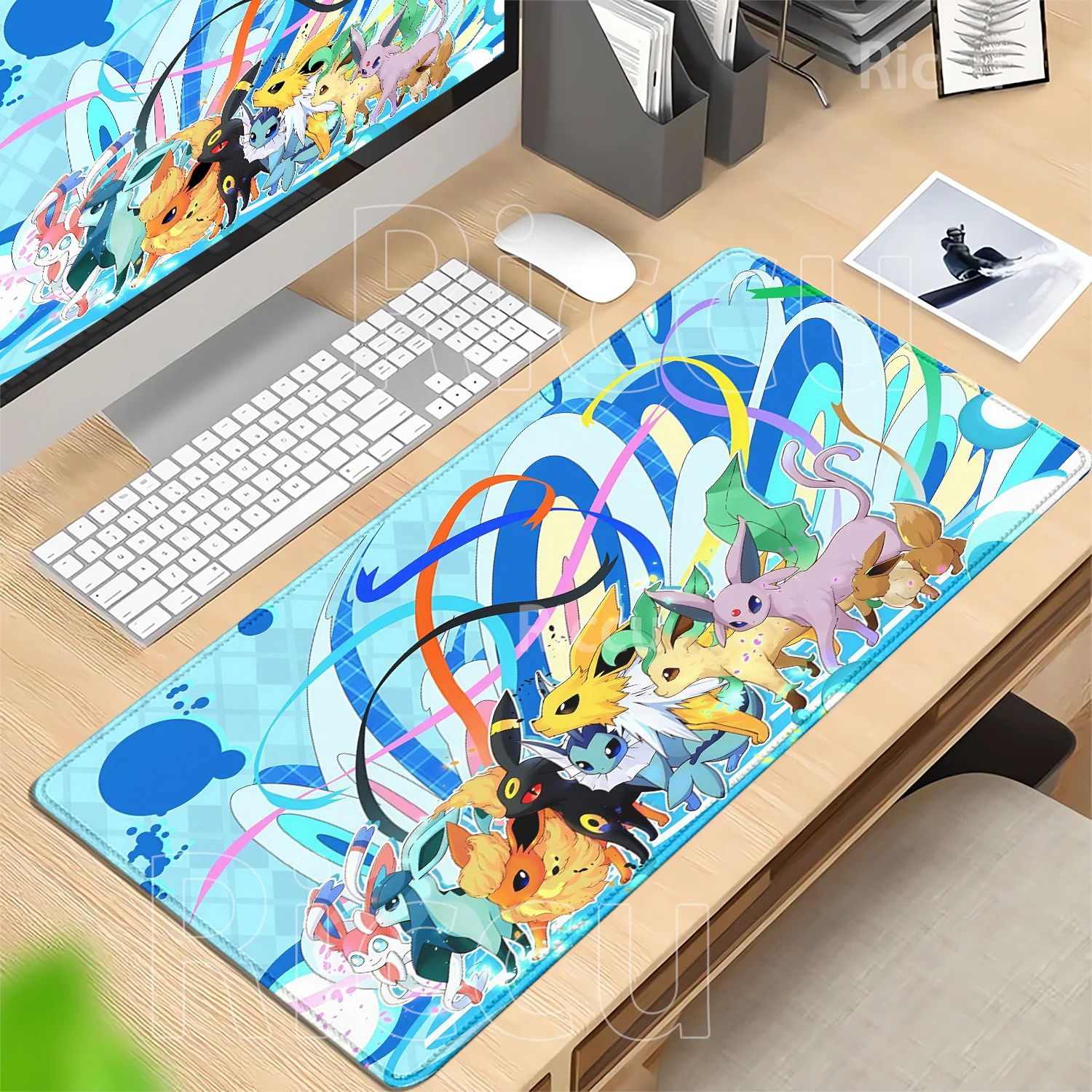 Gaming Keyboard Typewriter - Mouse Pad XXL Eevee Pokémon para