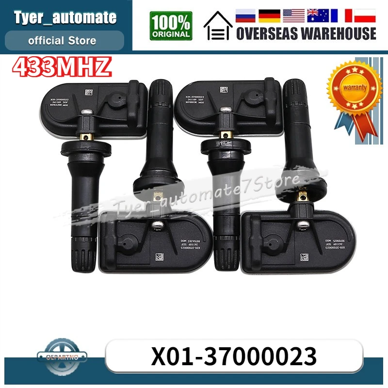 

X01-37000023 Tire Pressure Monitoring Sensor 433MHZ TPMS Sensor X0137000023 For Leading Ideal L7 L8 L9 ONE
