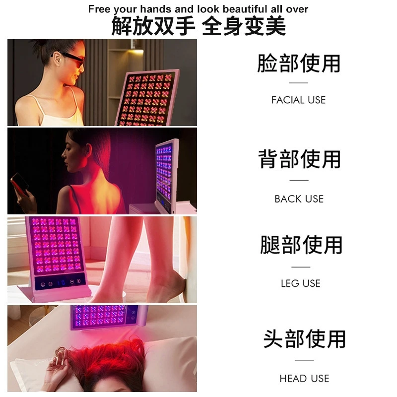 LED フォトンスキンケアマスク赤青光療法美顔器家庭用プロの美容サロン機器美白