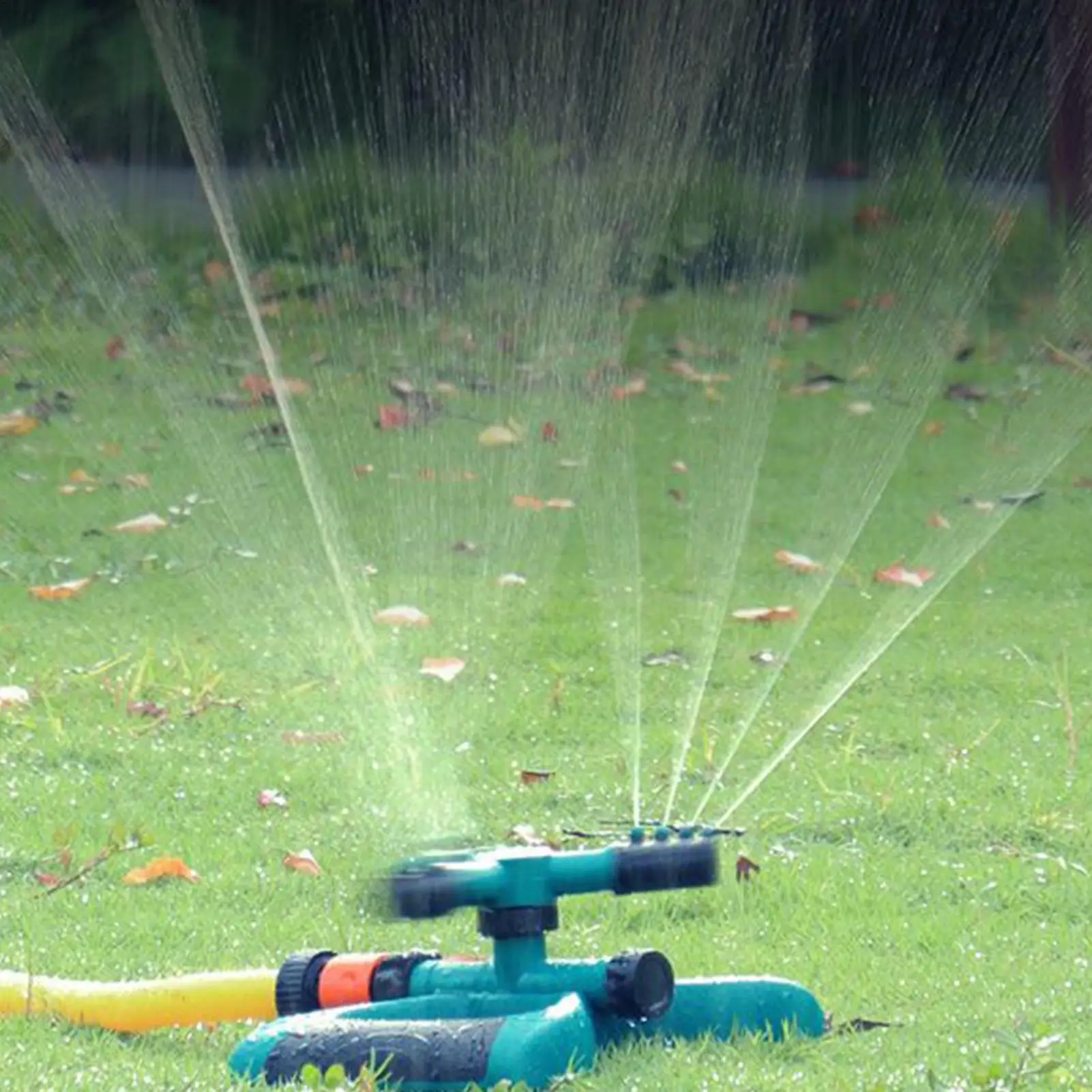 Sprinklers For Yard Automatic Garden Watering System Three-Way 360 Degree Rotation Automatic Sprinkler For Lawn Yard Flower Bed
