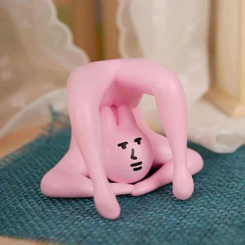 Pink Rabbit Abstract Series Mystery Blind Box Creative Unique Fun Whimsical Desktop Decor Trendy Collectible Figurine Ornament