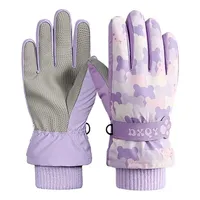 Kids Ski Gloves Waterproof Thicken Mittens Boys Girl Snowboard Cycling Gloves Keep Finger Warm Winter Kids Gloves