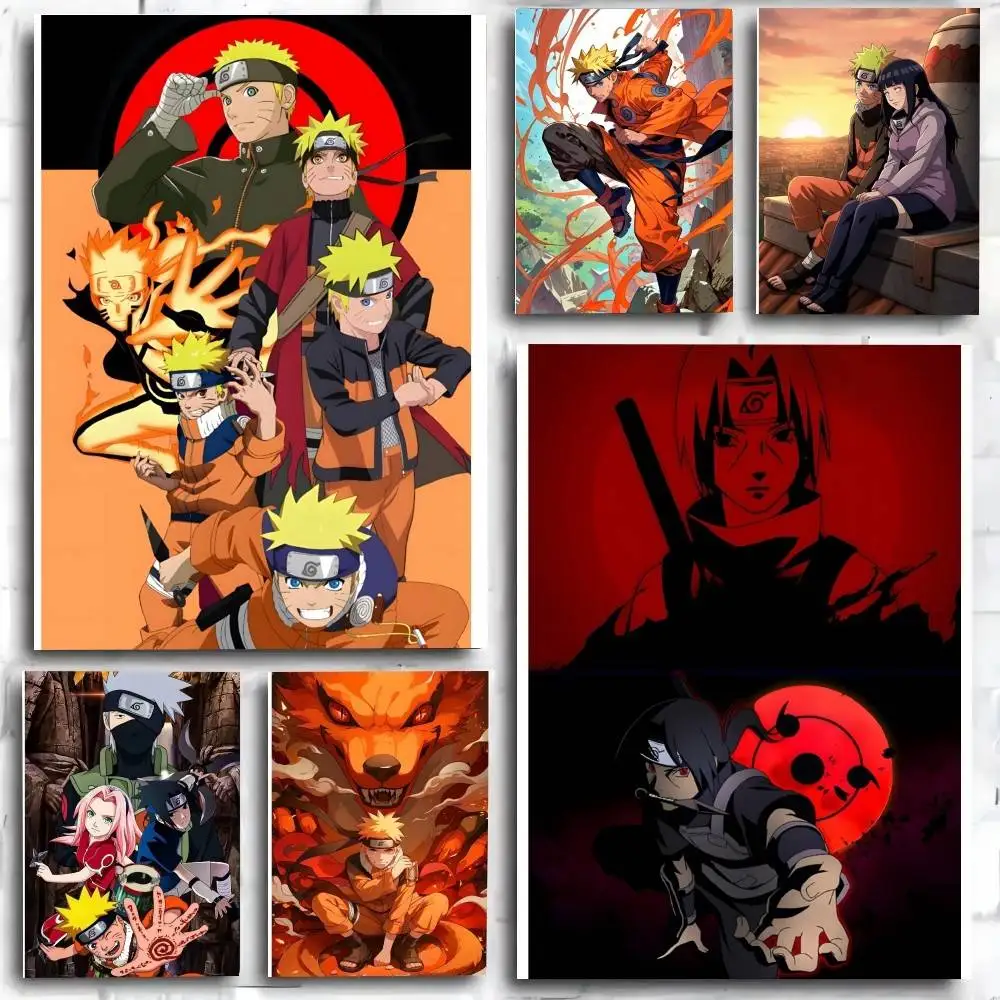 NARUTO Poster Kunstdruck im Anime-Stil, Heimdekoration, ideales Geschenk, perfekte Raumdekoration