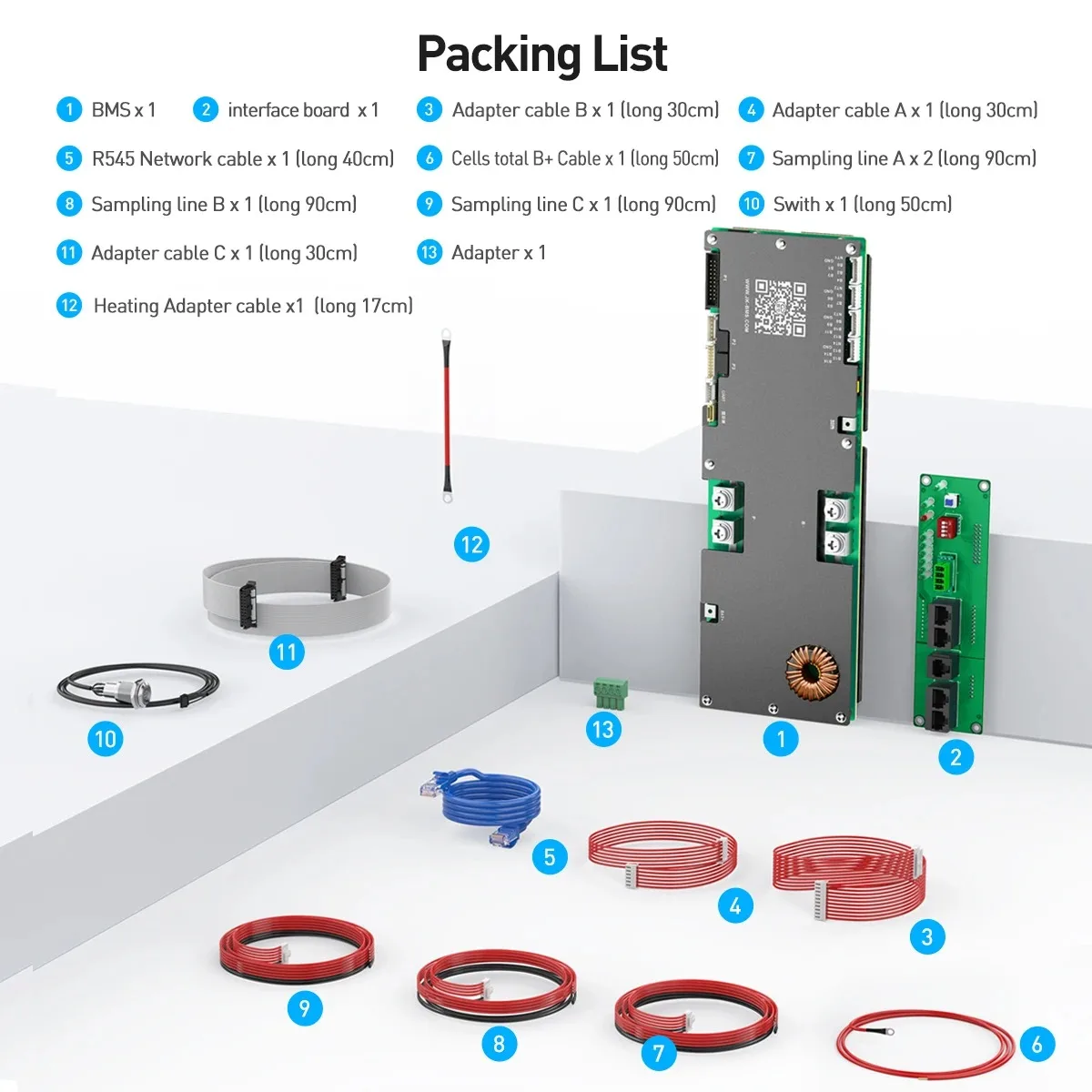 JKBMS PB2A16S20P Smart Active Balance Home Energy Storage System 8S-16S LiFePo4 Li-ion BMS Connect Inverter PB1A16S10P V19