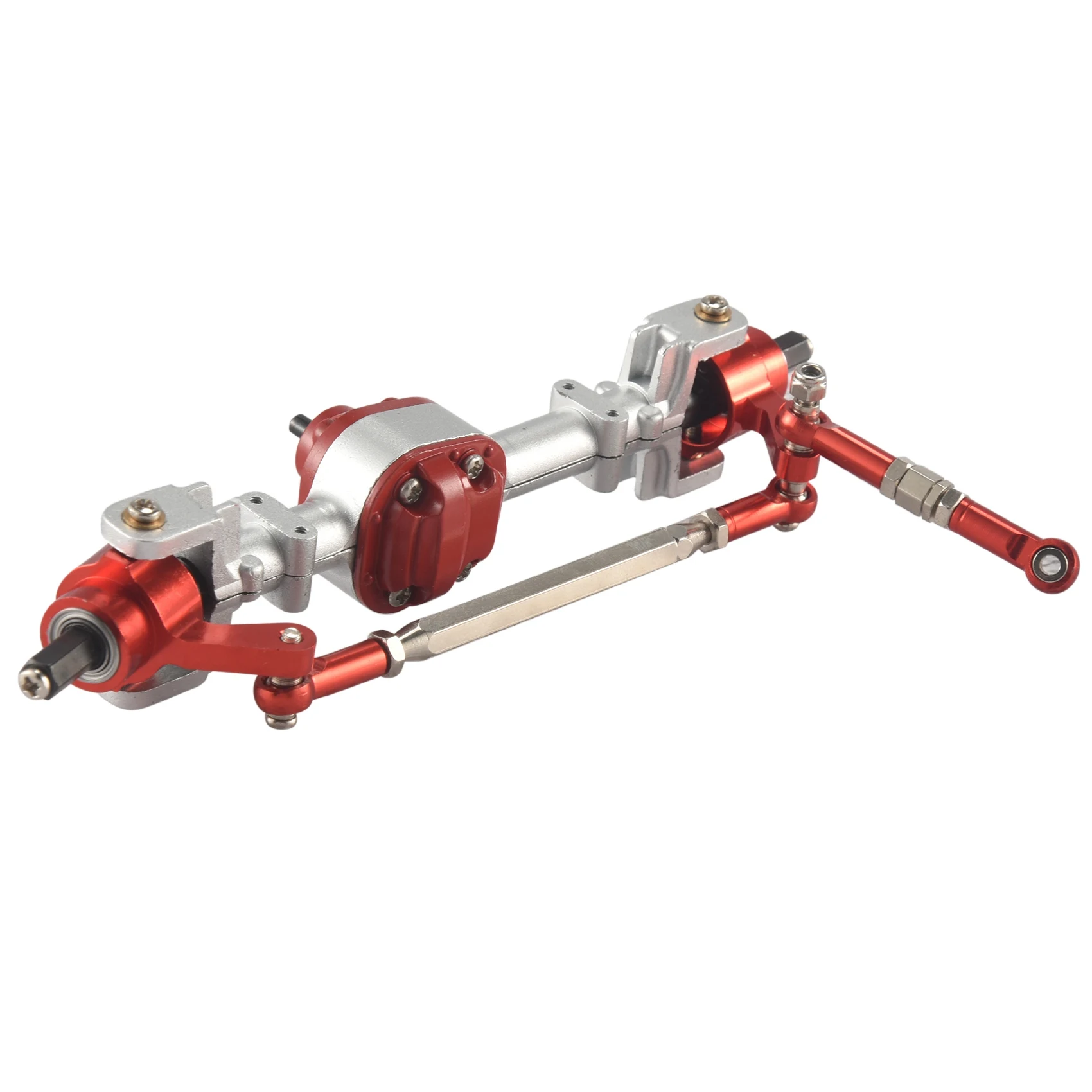 Передняя и задняя полная ось BVBV RC для MN D90 D91 D96 D99S MN90 MN96 MN99 MN99S 1/12, детали для обновления радиоуправляемого автомобиля, серебристый