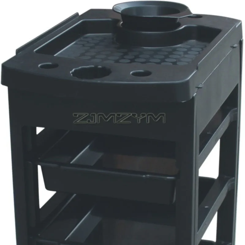 Multi-layer Movable Salon Trolley Multi-purpose Beauty Hairdressing Tattoo Makeup Cart Household Hotel Barber Shop Storage Shelf