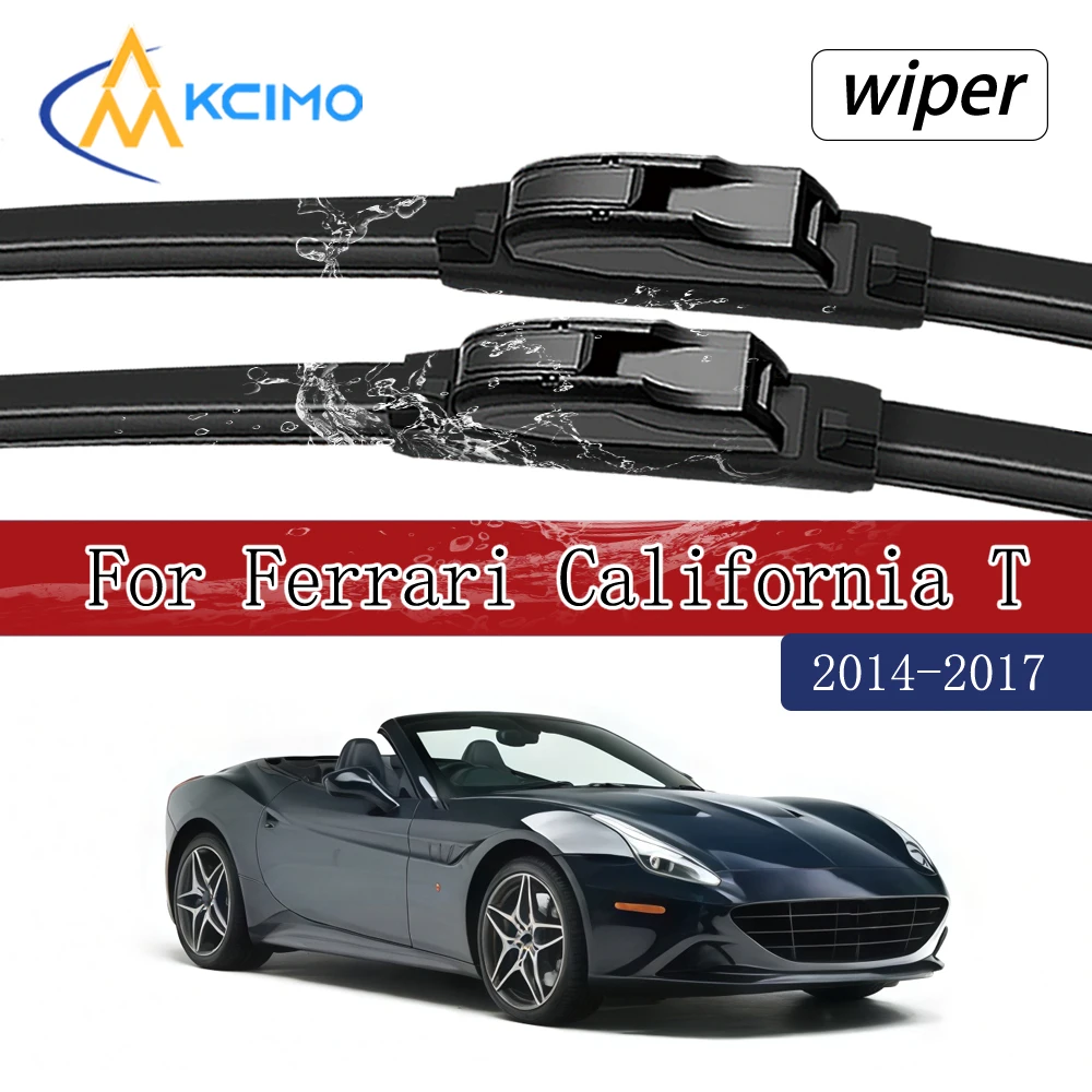 Windshield Wipers Clear Vision For Ferrari California T 149M 2014-2017 All-Season Protection Direct Fit Front Wiper Blade Pair