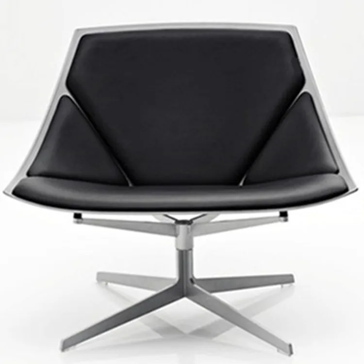 Modern Personalized Beauty Salon Signing Chair Simple And Fashionable Space Chair Sales Office Negotiation Guest Chair Leather A