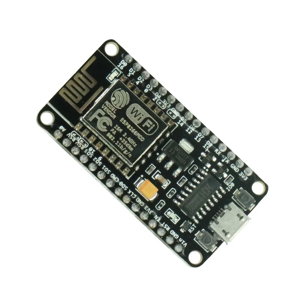 Scheda di sviluppo del connettore del modulo WIFI senza fili di ESP8266 CH340G CH340 G NodeMcu Lua Repalce CP2102 basato ESP-12E Micro USB