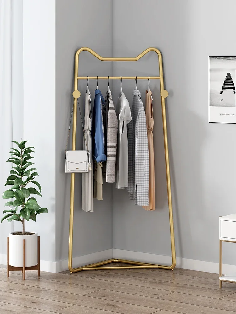 Laundry Bedroom Corner Storage Rack Stand Hangers For Clothes Hanger Closet Organizer Przechowywanie