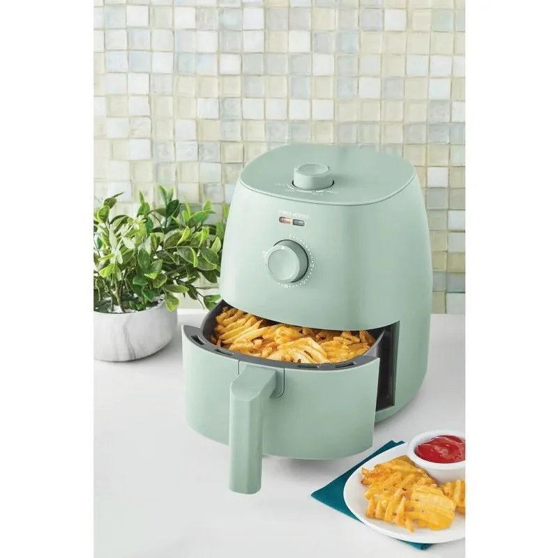 

NEW 2.2 qt Air Fryer, Sage Green - Automatic Shutoff, Nonstick