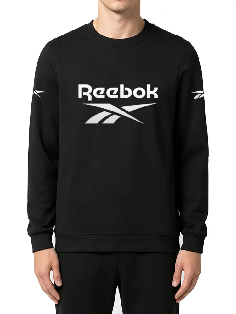 Reebok brand - Men's and Women's Trendy Casual Shirt - Round-neck Hoodie - Personalized Sport Shirt - Fashion Street Style Comfo