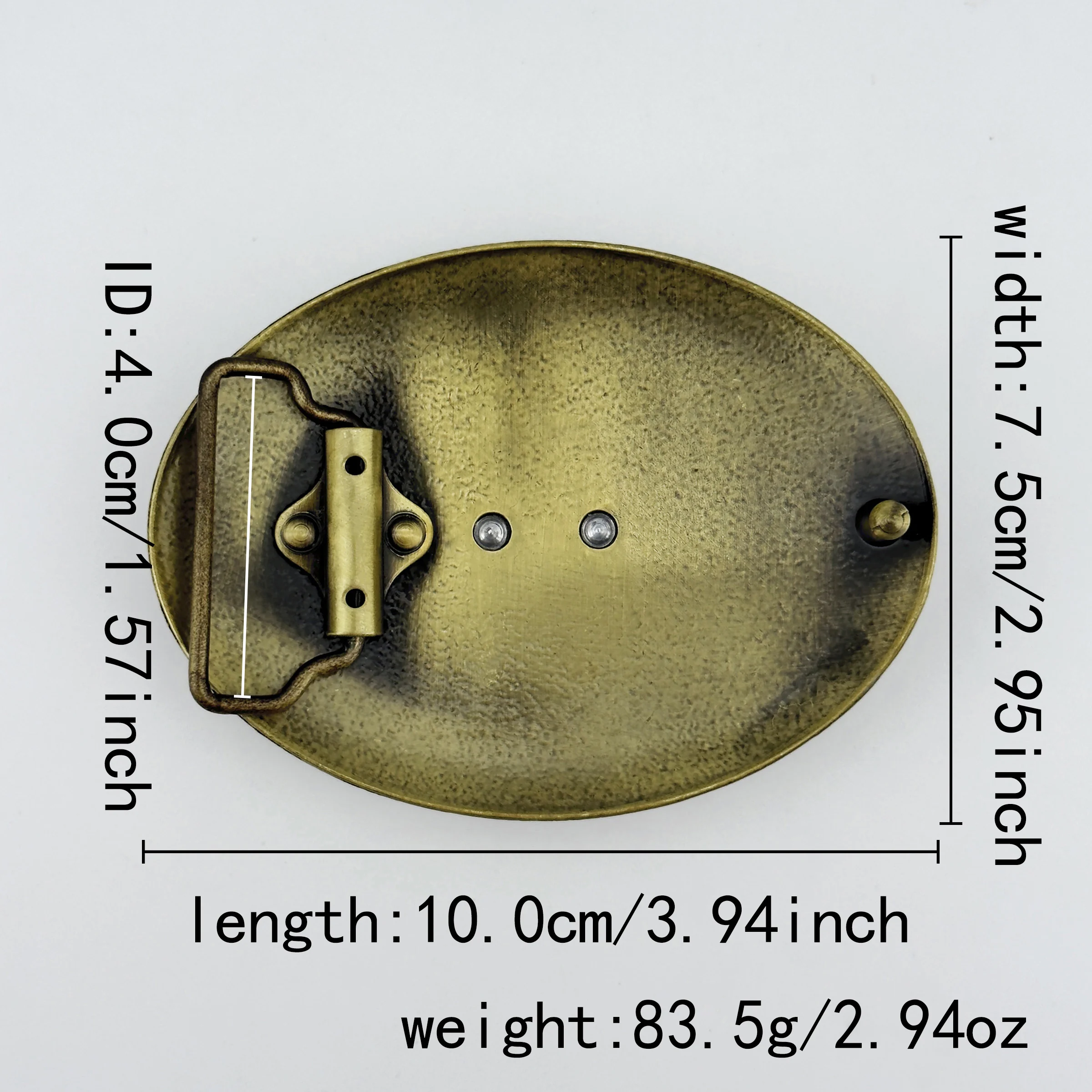 1PC race style stylish oval pirate pattern belt buckle DIY casual multi-function board buckle accessories for European and Ameri