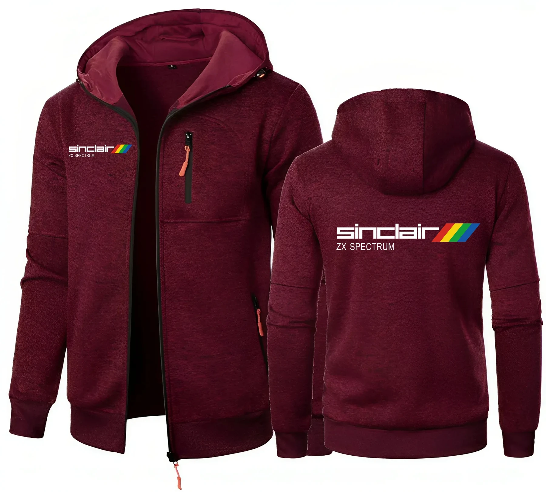 Sinclair Zx Spectrum-suéter con capucha para hombre, sudadera con capucha de Jacquard para entusiasta de Geek, sudadera de lana con capucha para hombre