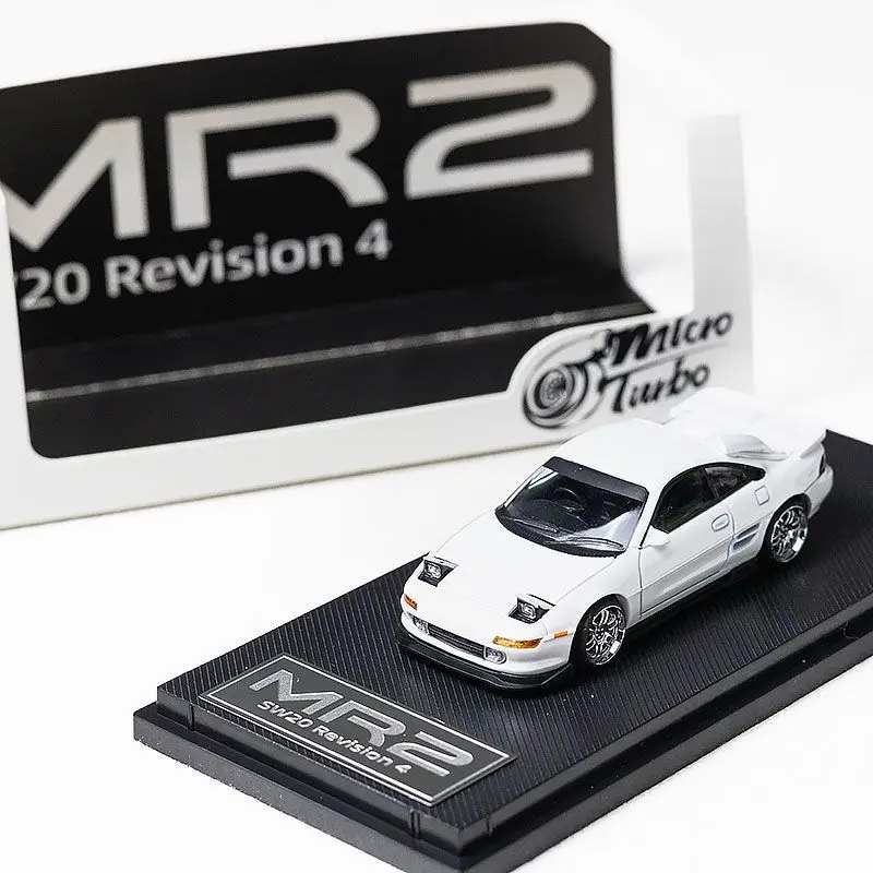 

Diecast Micro Turbo MT 1:64 Scale Toyota MR2 SW20 Revision 4 Alloy Car Model Collectible Toy Gift Souvenir Display Ornament