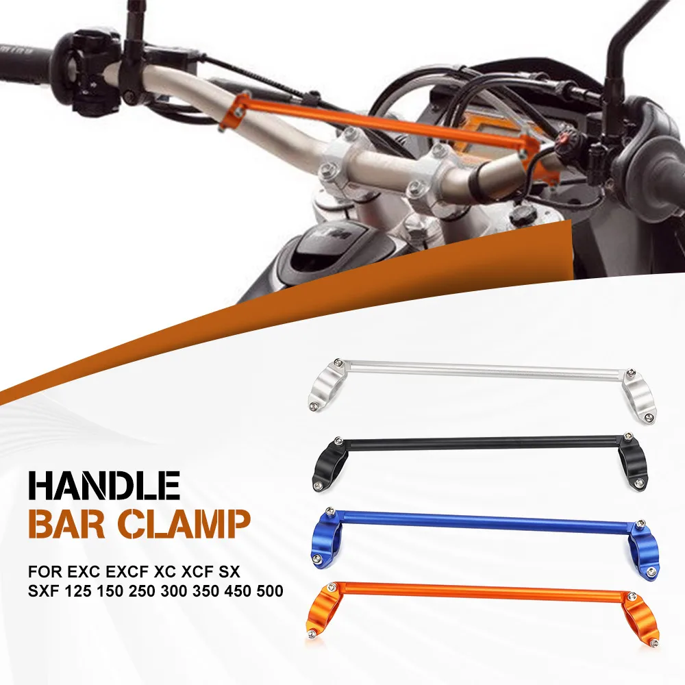 

FOR EXC EXCF XC XCF SX SXF 125 150 250 300 350 450 500 Handlebar Brace Crossbar Strengthen Handle Bar Clamp Balance Beam Cross
