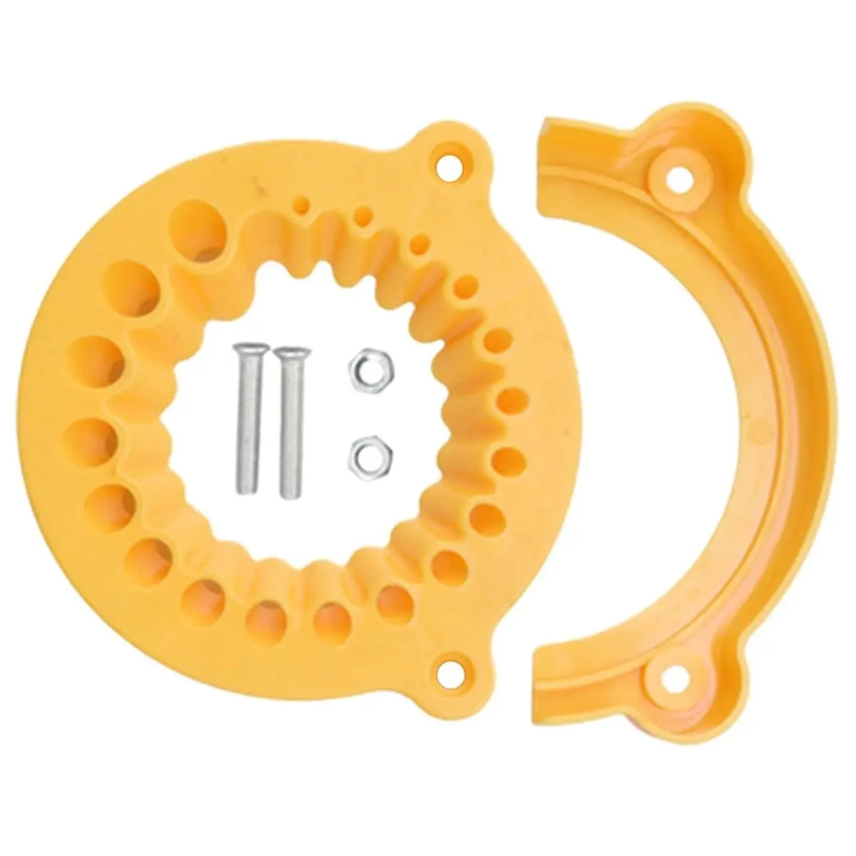 Y89A J~2 Pcs Drill Bit Sharpeners, Power Drill Bit Grinding Attachment Sharpening Jig ,Multipurpose Drill Sharpener