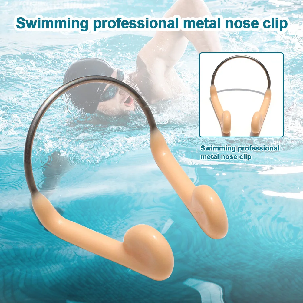 1/2/3pcs Metal Diving Protector Nose Clip Adults Practical Durable Non Slip Swimming Multipurpose Beginners Training Water Sport