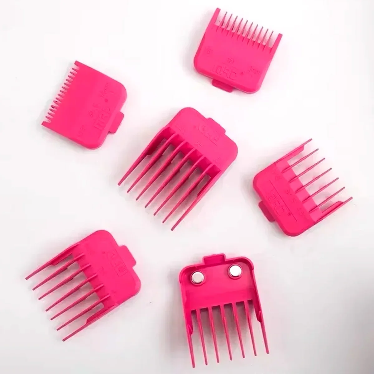 MRD 1.5/3/4.5/6/10/13mm with Metal magnet design Professional Cutting Guide Comb for Wahl 6 pcs Hair Clipper Combs