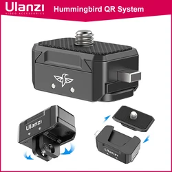 Ulanzi-범용 Gopro SLR 카메라 스마트 폰 퀵 릴리스 플레이트 클램프 퀵 스위치 키트, 삼각대 모니터 마운트 어댑터, 울란지