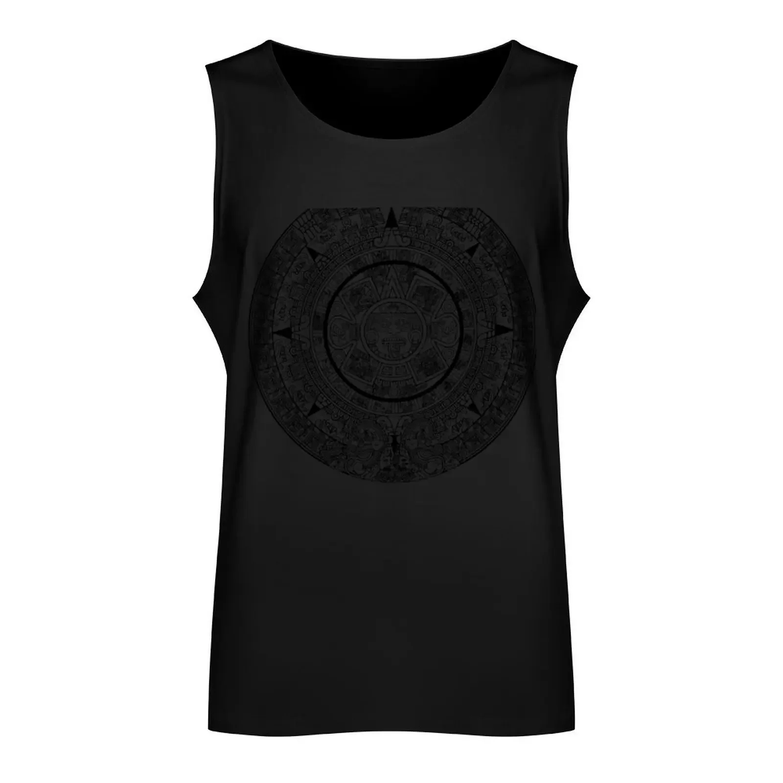 Aztec Calendar Tank Top Men's vest best selling products Men's clothes Male clothes