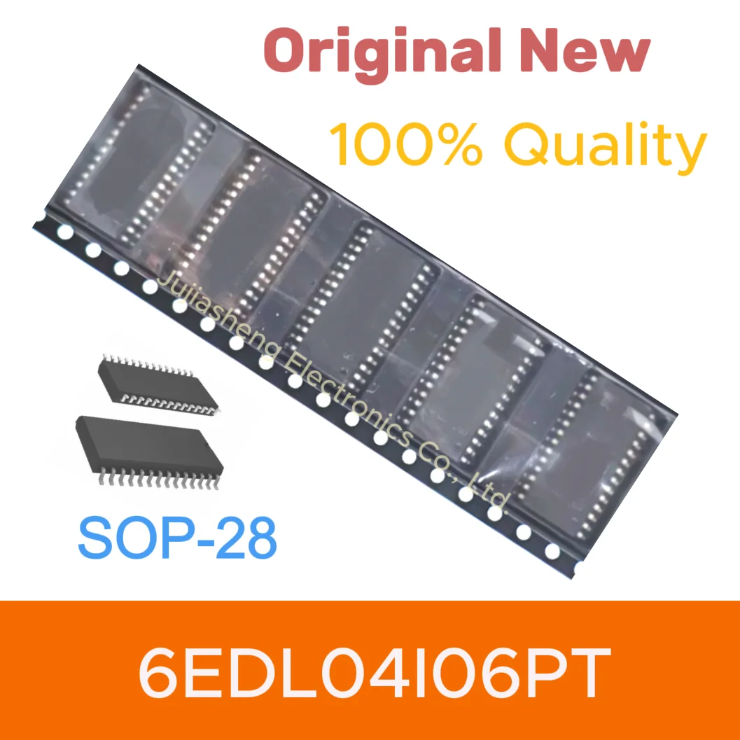 (5pcs) 6EDL04I06PT SOP-28  New original600V three-phase gate driver IC diode Electronic Component  integrated circuit