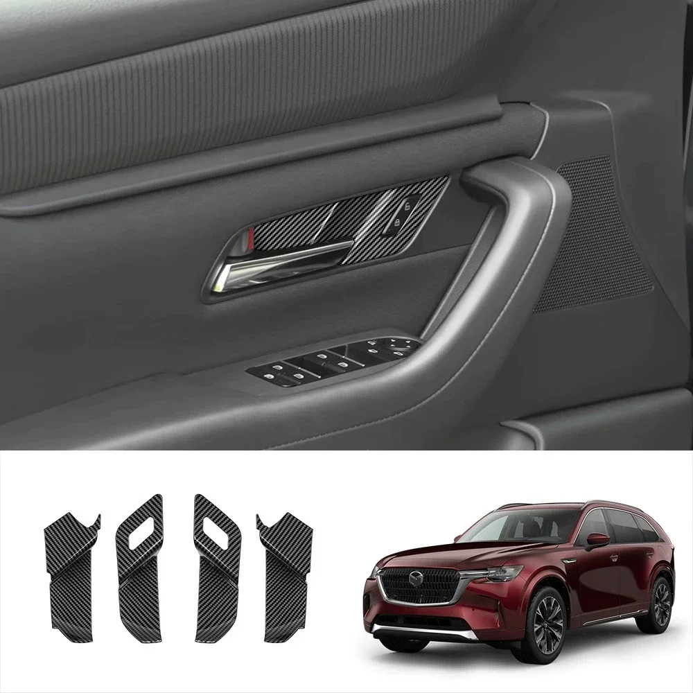 LHD RHD For Mazda CX-60 CX60 2022-2024 cx90 cx80 2024-2025 ABS Car Door Handle Bowl Protector Frame Cover Trim Accessories