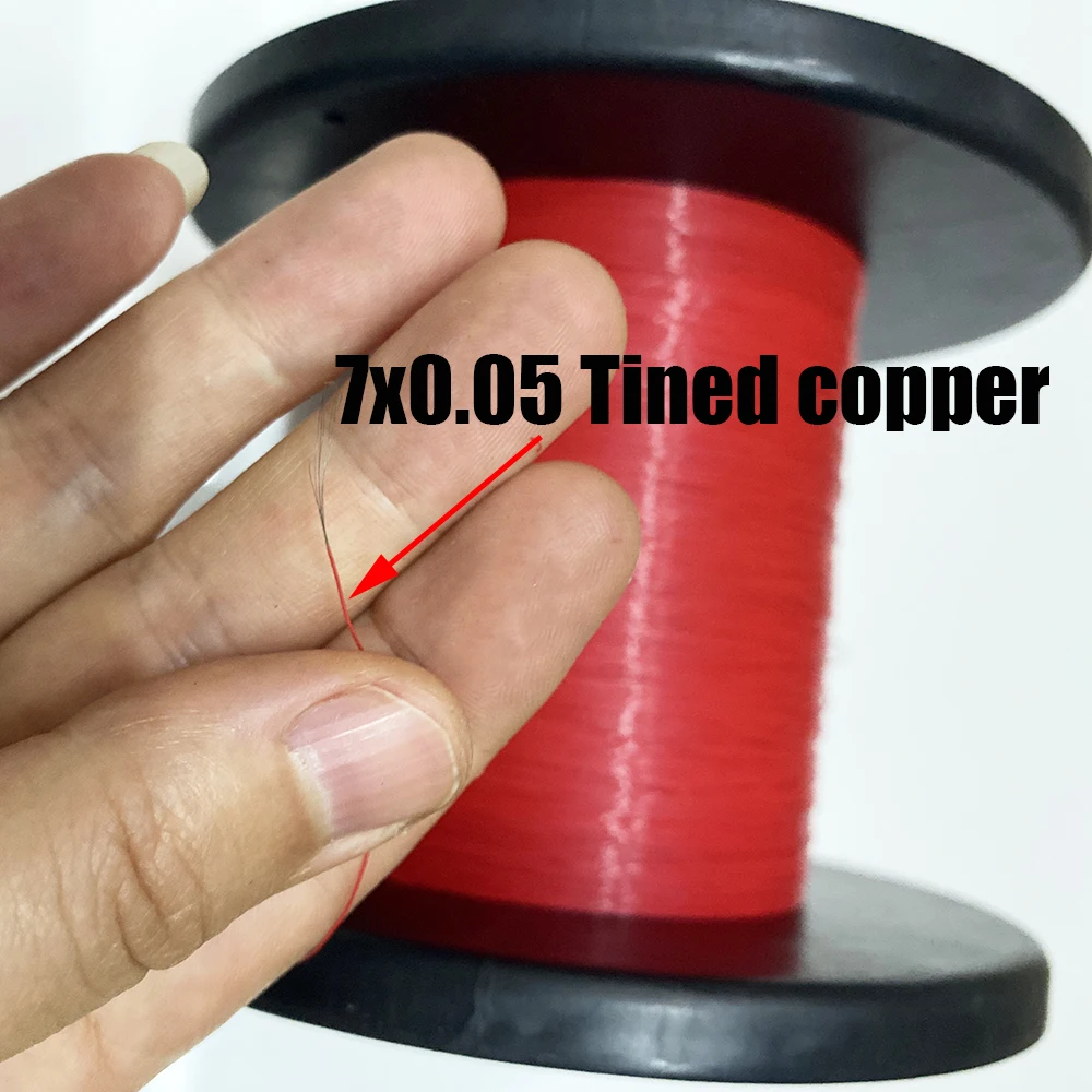 UL10064-36AWG Ultra-fine OK Wire Outer Diameter 0.28mm Electronic Wire FEP 10m Telflon High Temperature Stranded Wire