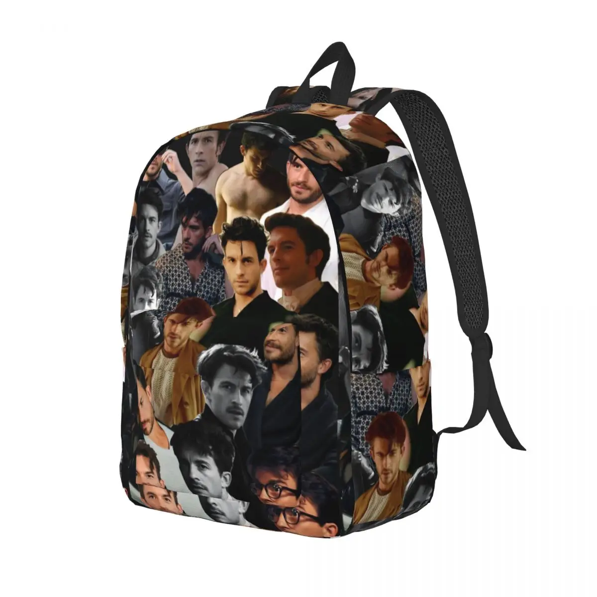 Jonathan Bailey Actor Backpack Elementary High College School Student Comedy Bookbag Men Women Daypack Travel
