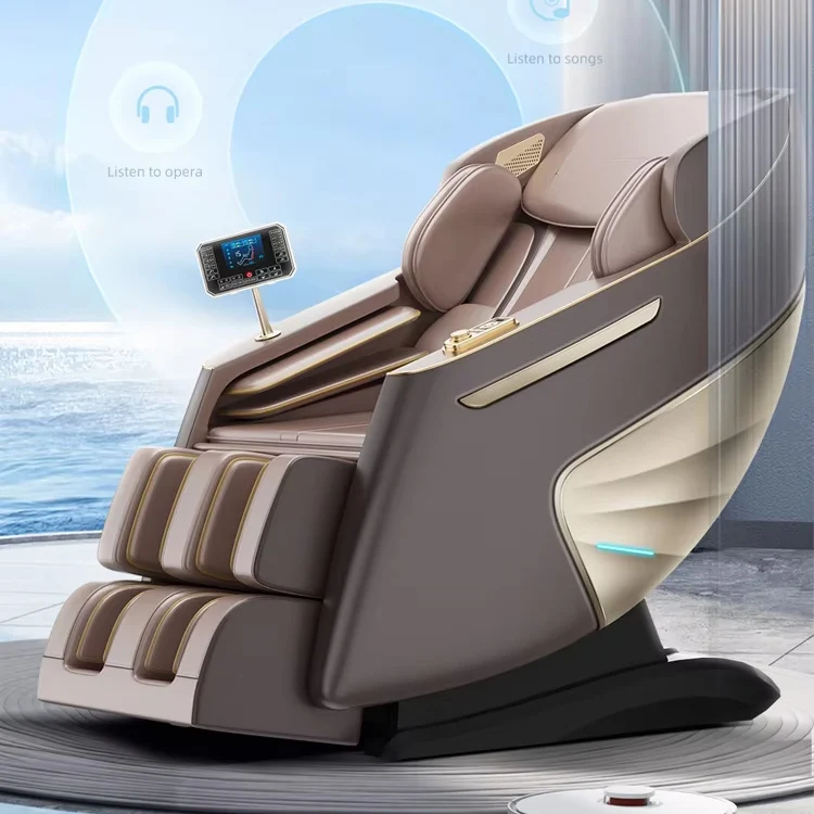 Best Zero Gravity Electric Cheap Price Back Shiatsu Kneading Full Body SL Track Recliner Spa Zhouqi Massage Chair