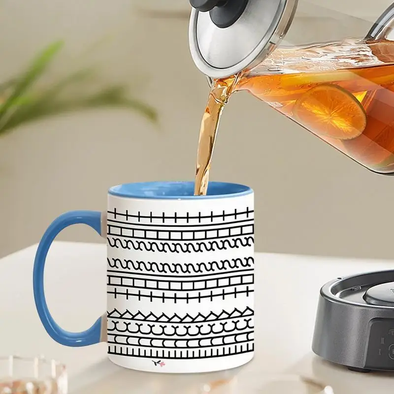 1PC HiddenMessage Mug Coffee Cup Home Desktop Ornaments Ceramic Cup Microwave-Safe Drinking Cup Birthday Gift for Friends