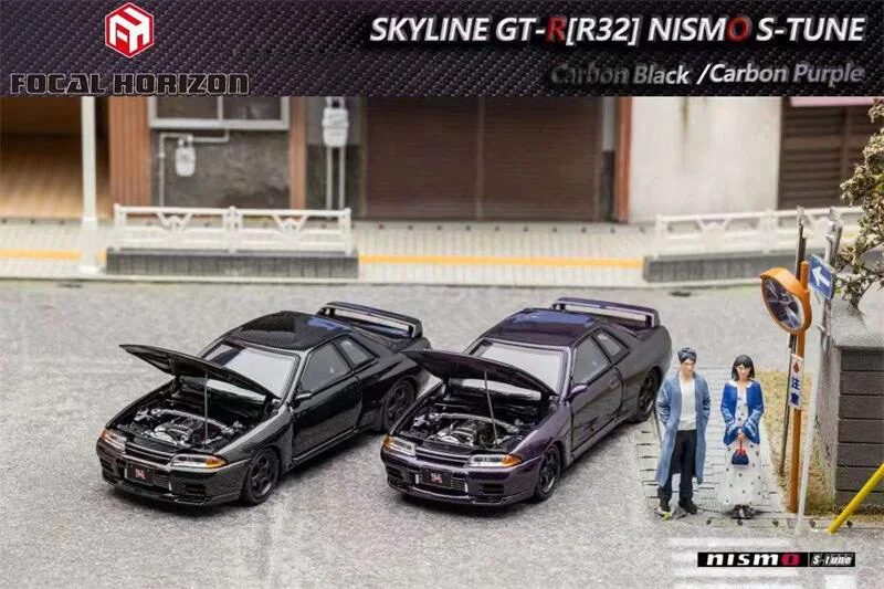 Focal Horizon FH 1:64 Skyline GT-R R32 Nismo S-Tune Full Carbon Diecast Model Car