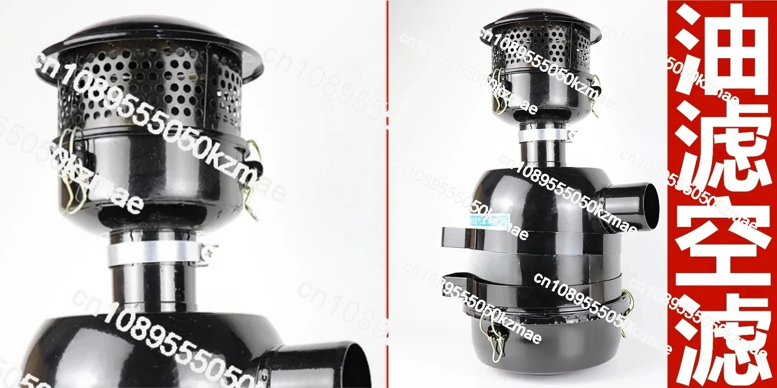 Loader Forklift Filters Kit | Lugonglai-Optimized Oil Filter + Air Filter (Desert Bath Air Filtration)