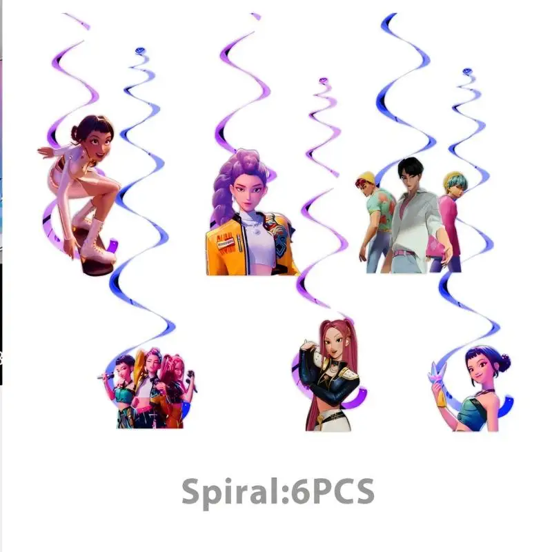 Geburtstagsparty-Dekoration Anime-Charakter Tischgeschirr Teller Becher Ballon-Set Banner Hintergrund Geschenktüte Schlüsselanhänger Party-Zubehör