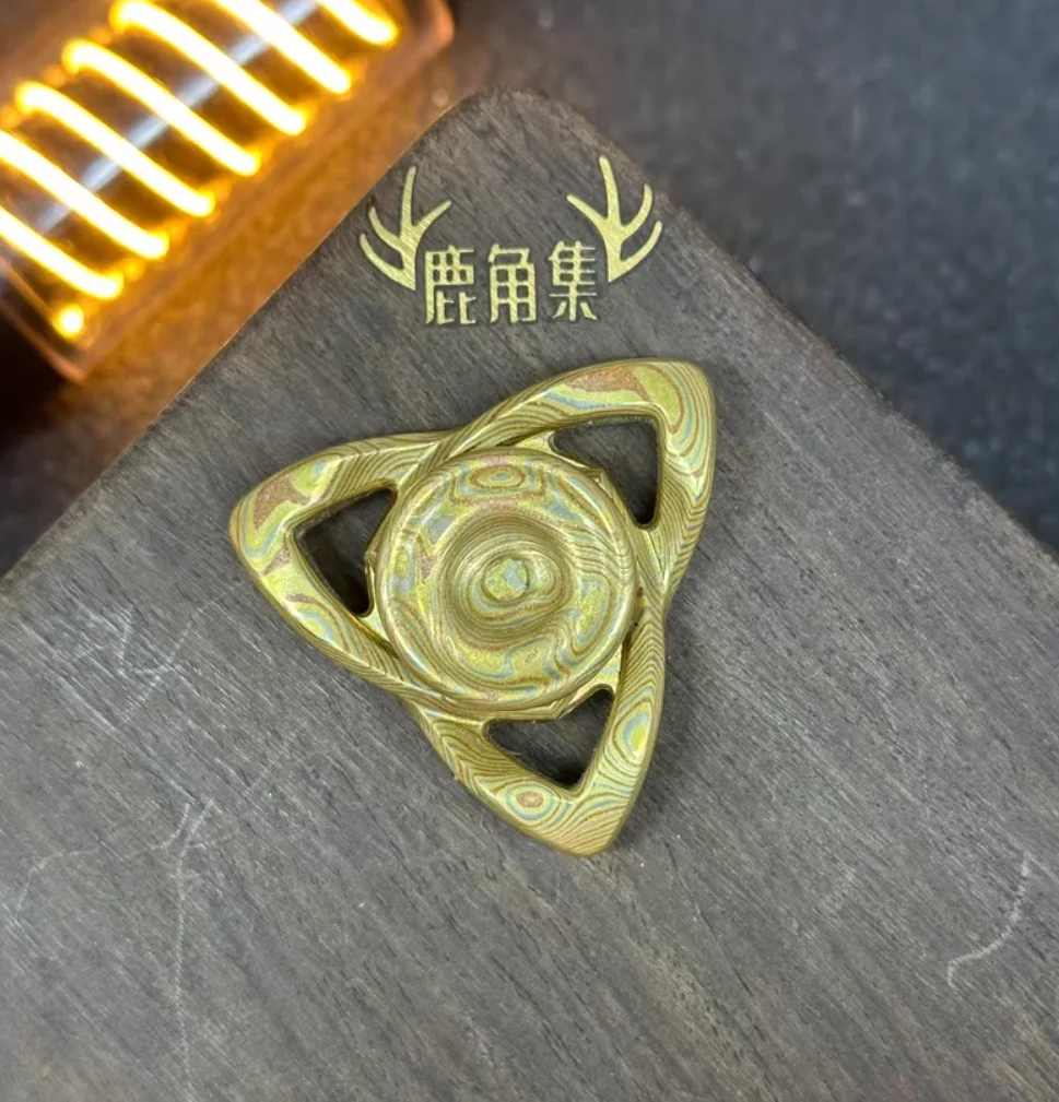 Jouet de décompression EDC BB Mokume sin spinner d'occasion