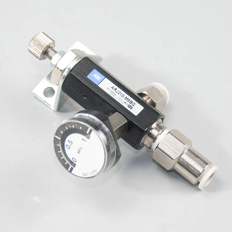 Pneumatisches Mikro-Mini-Druckregelventil ARJ210-M5, Luftdruckregelventil ARJ1020, Gasdruckminderventil