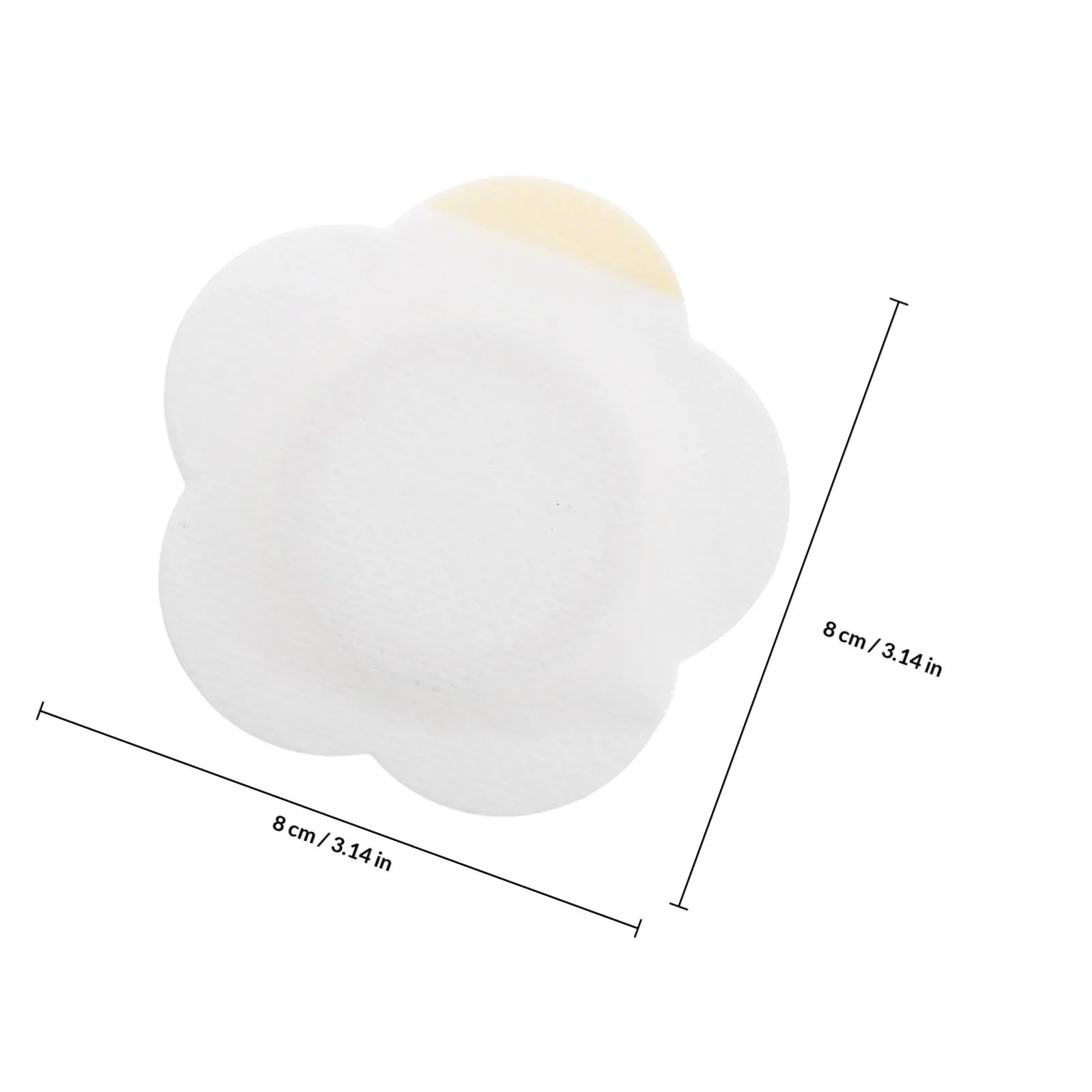 50Pcs Blank Breathable Navel Sticker for Belly Button Protection Soft Non-Woven Abdomen Patch Comfortable